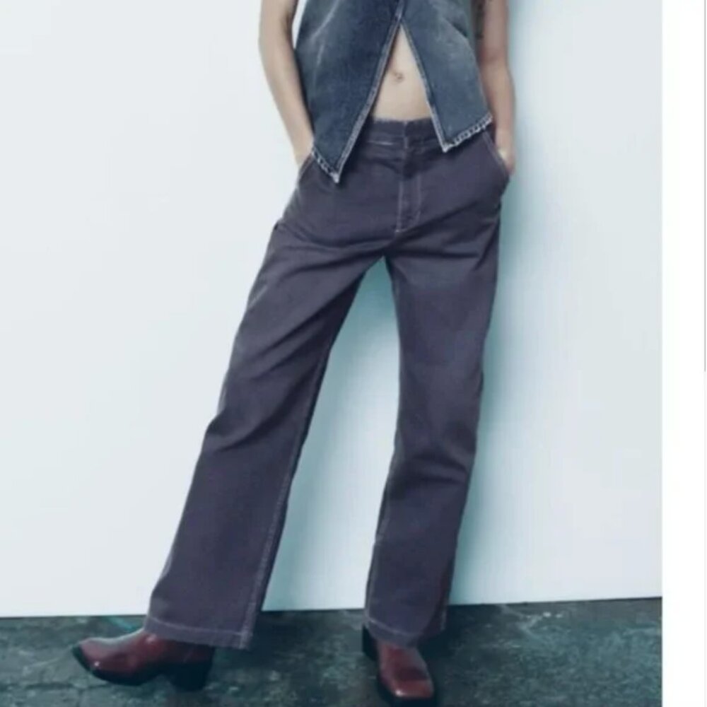 NWT ZARA CHINO FIT PANTS